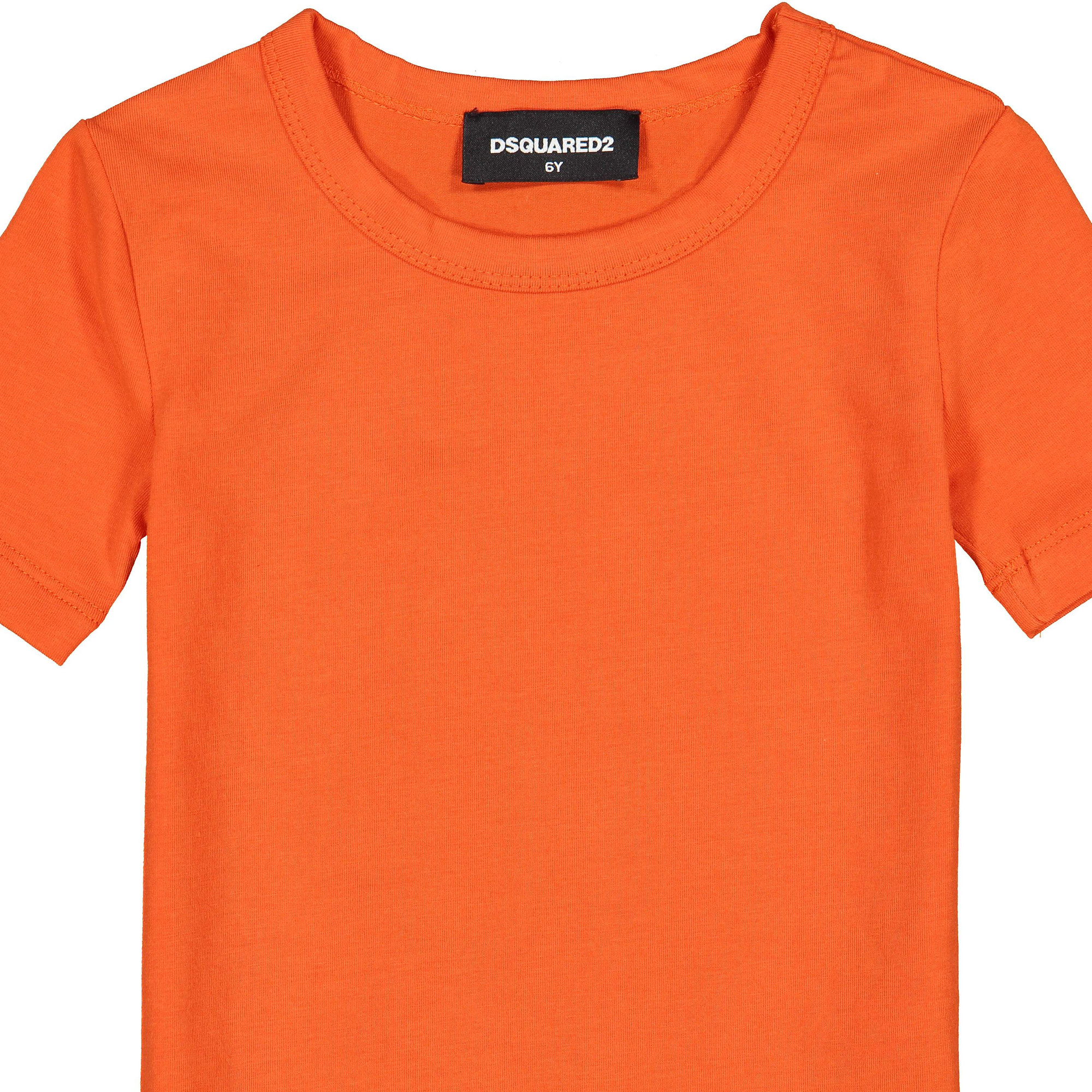 DSQUARED2 Boys Crew Neck TShirt in Orange —