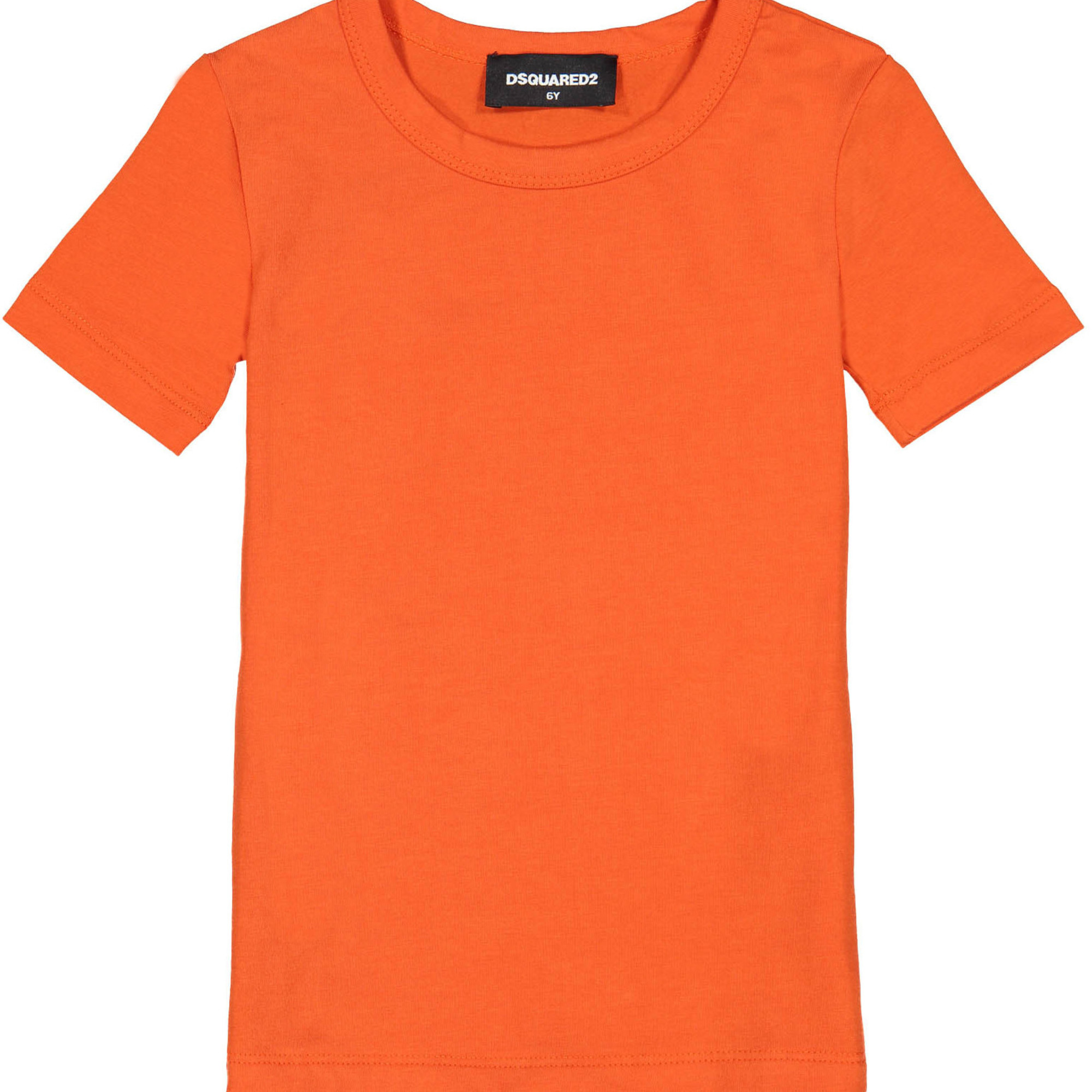DSQUARED2 Boys Crew Neck TShirt in Orange —