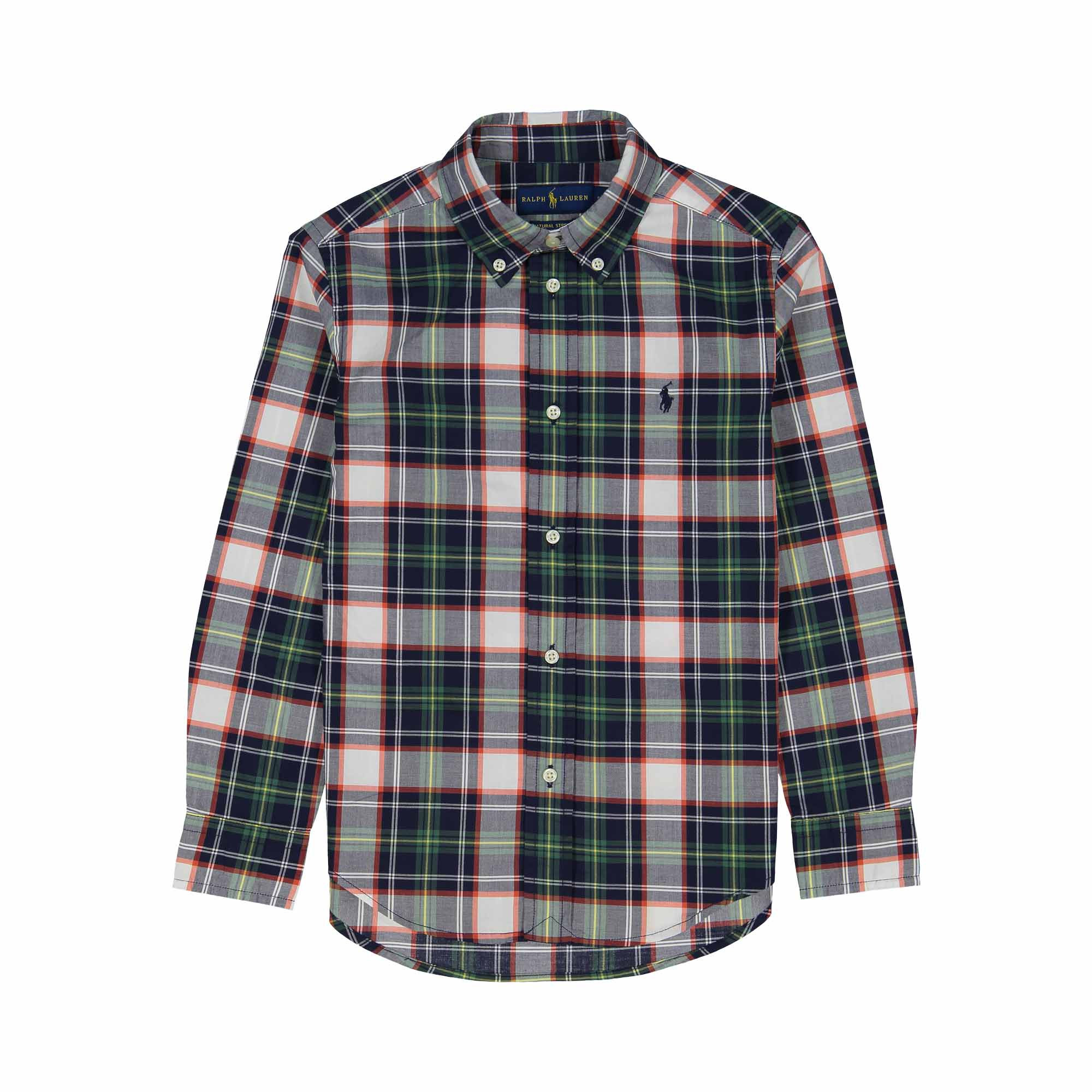 ralph lauren green check shirt