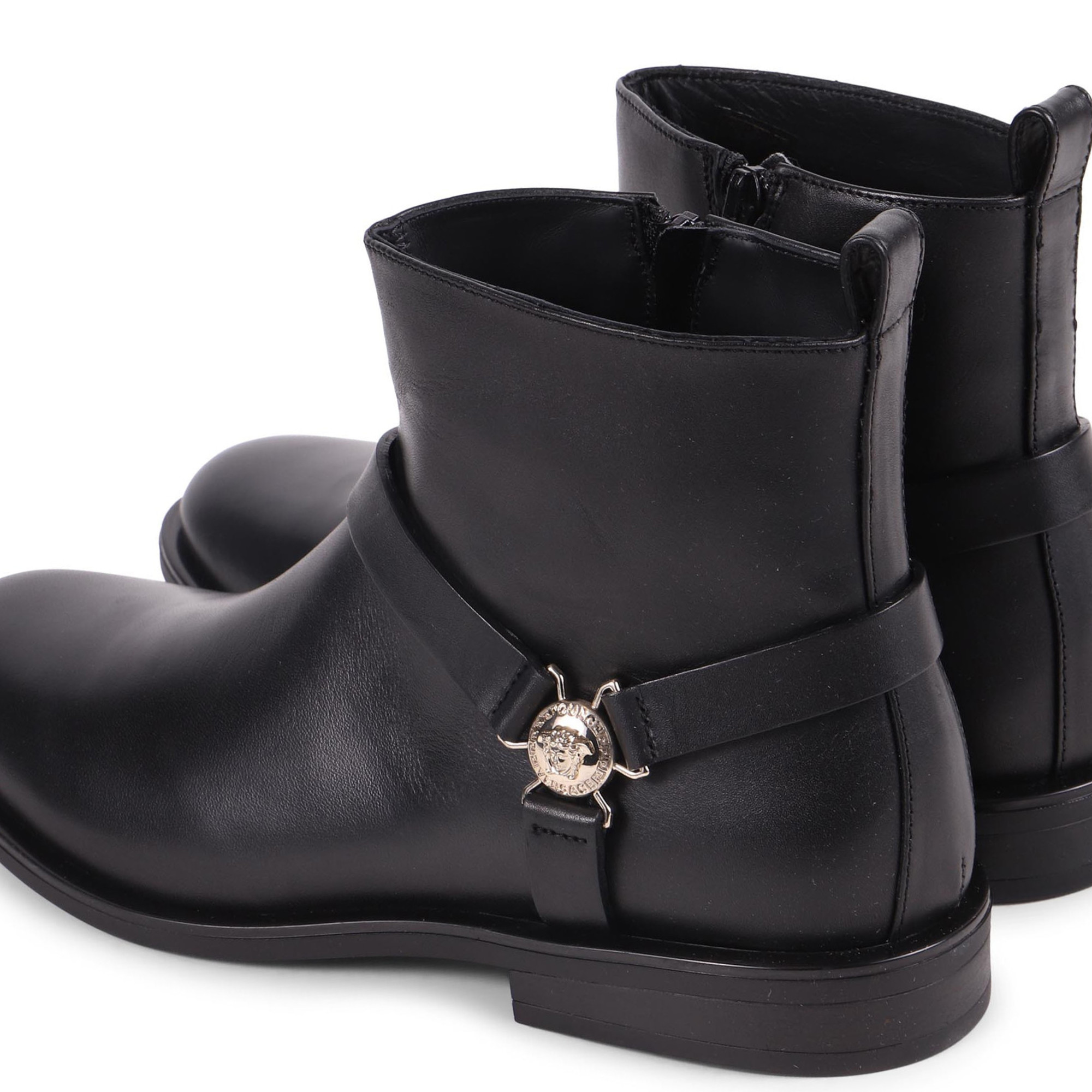 Young Versace Girls Stirrup Boots in 