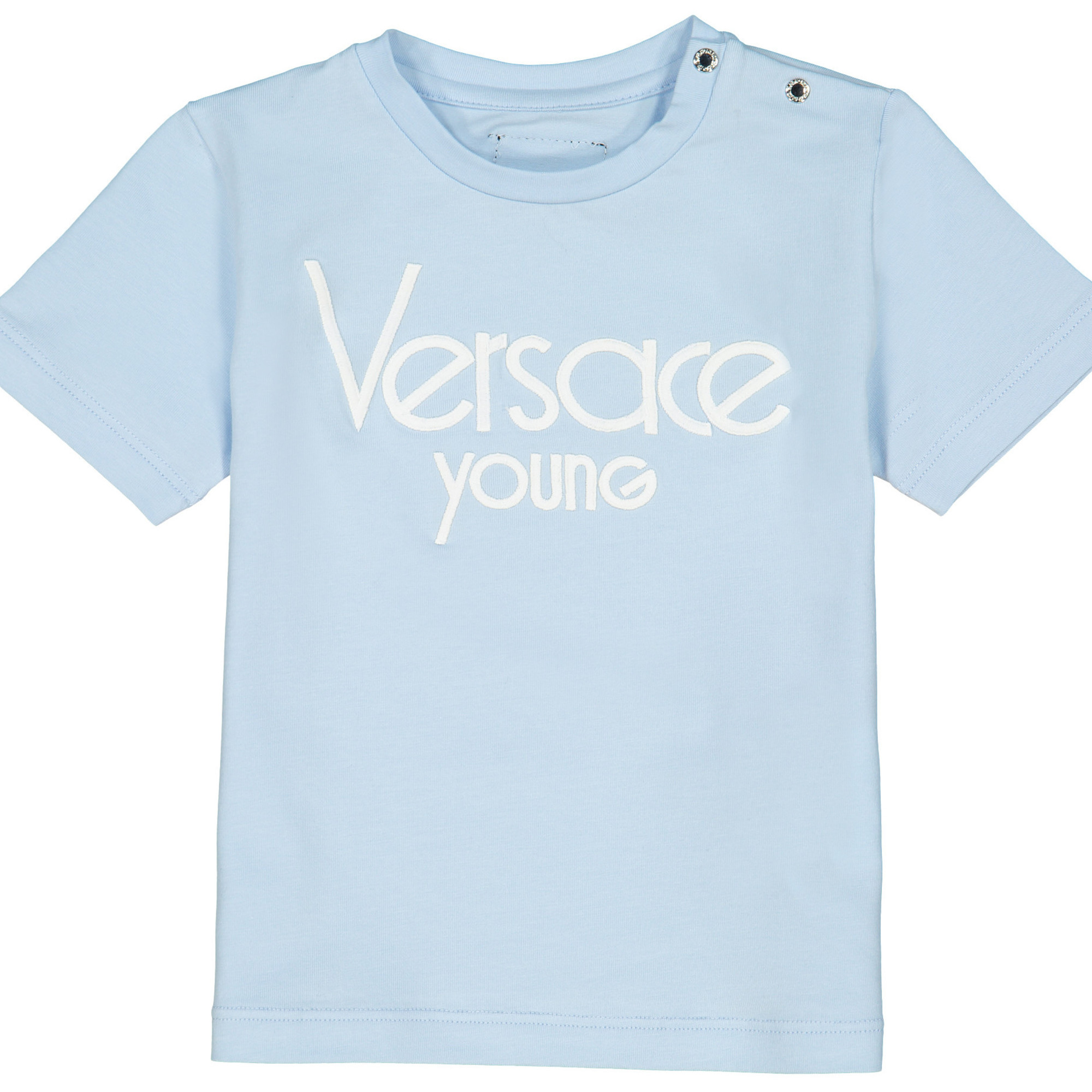baby blue versace shirt