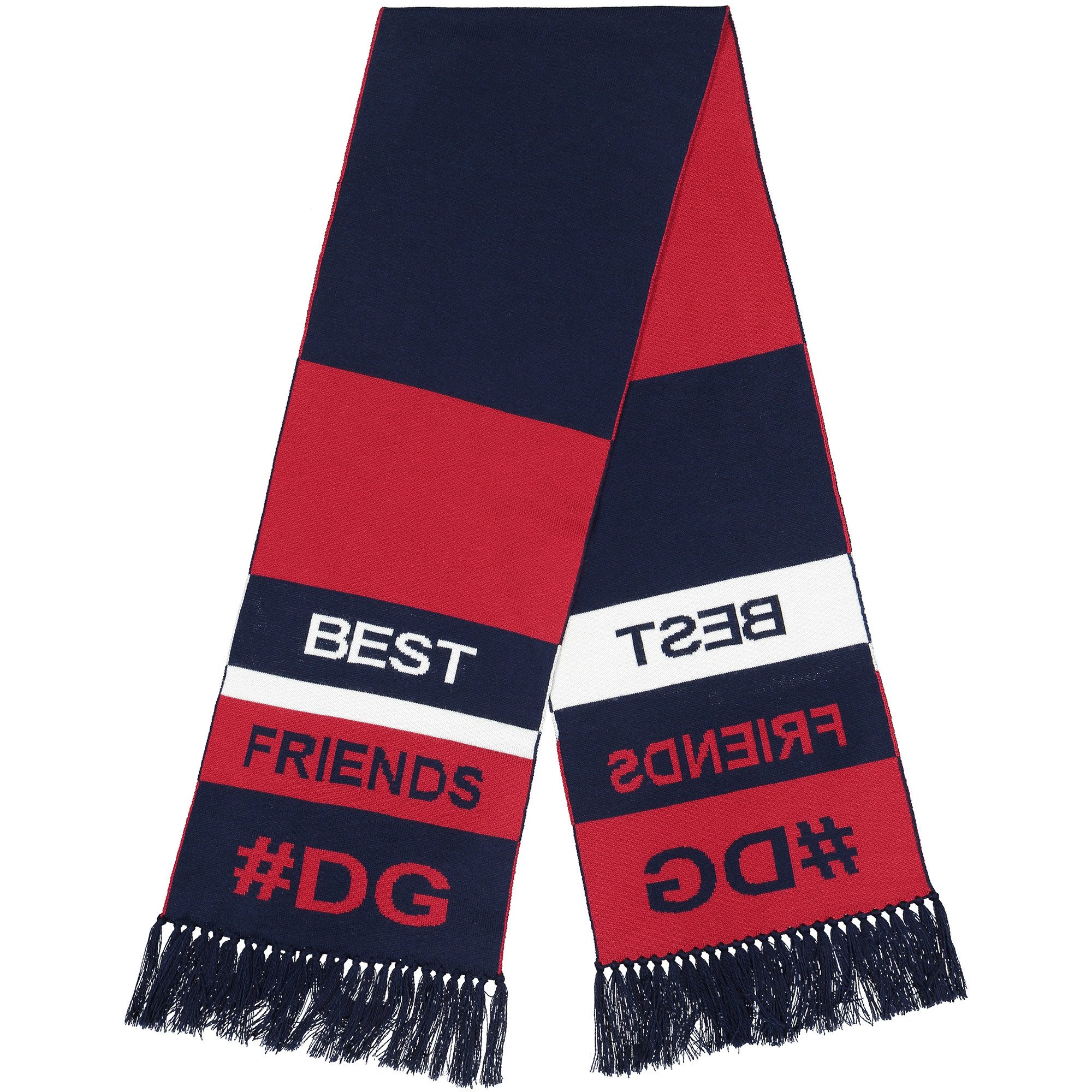 Dolce & Gabbana Boys "Best Friends" Hashtag DG Scarf