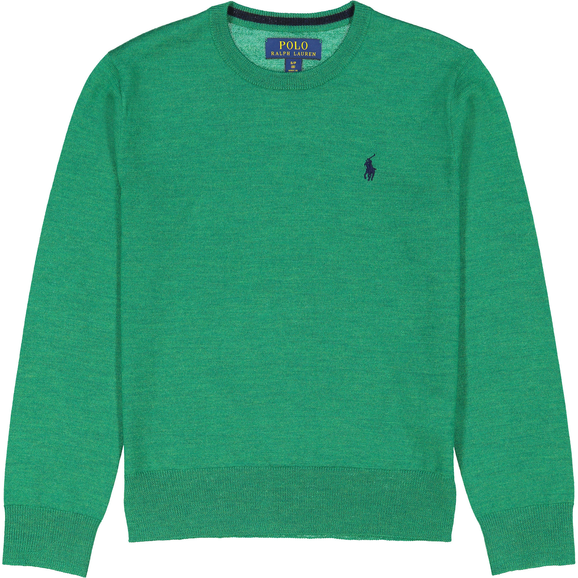 Ralph Lauren Boys Crew Neck Sweater in Green —