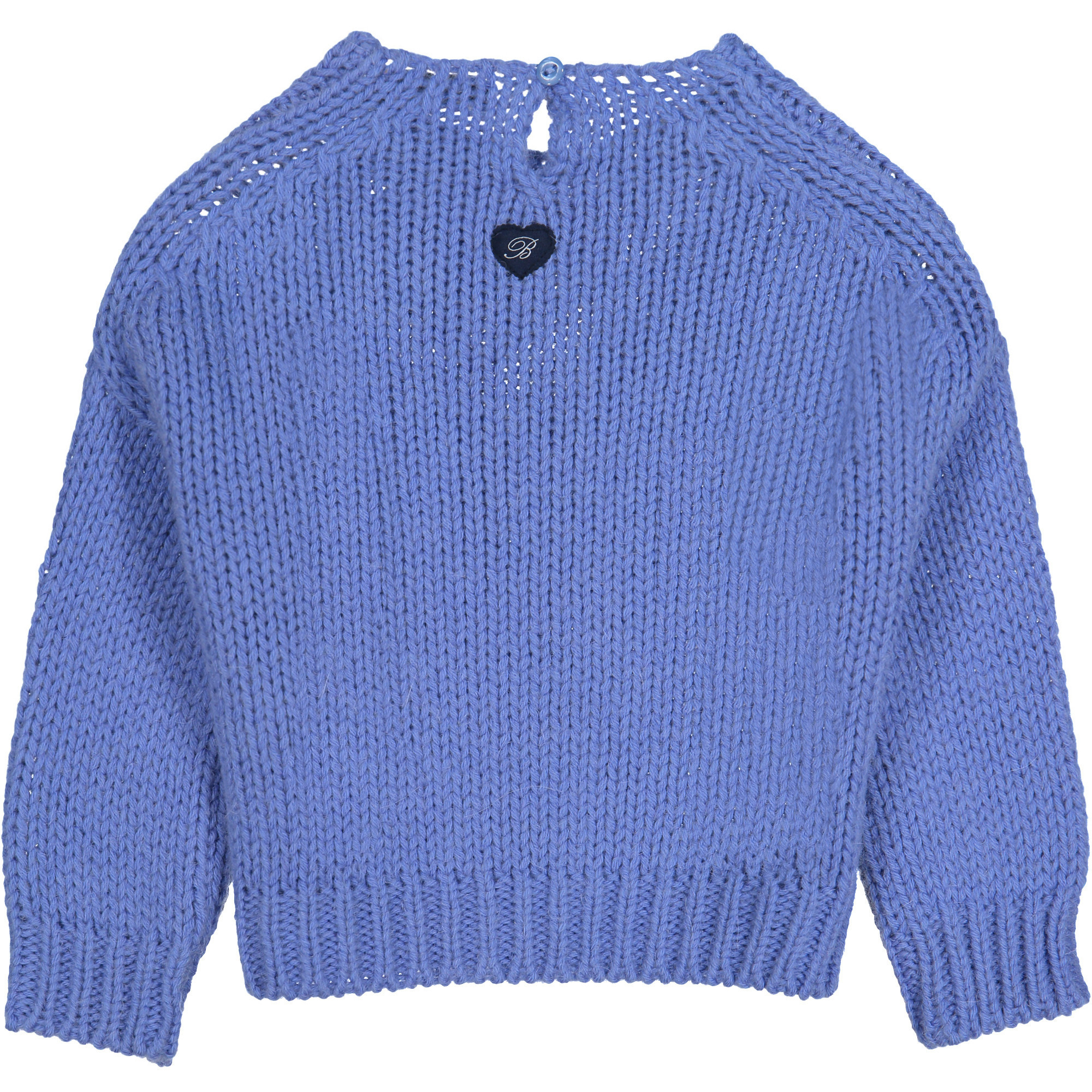blue slouchy sweater