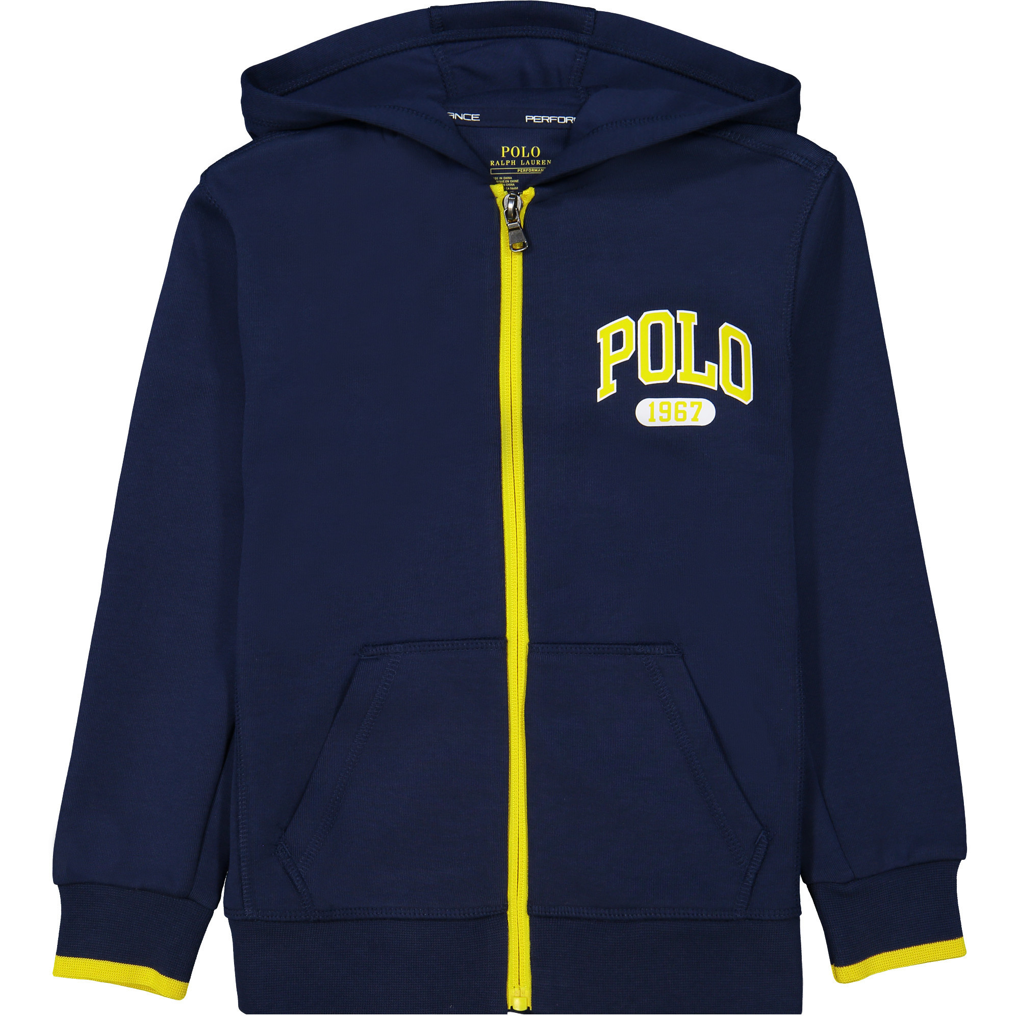 Ralph lauren navy zip up hoodie clearance