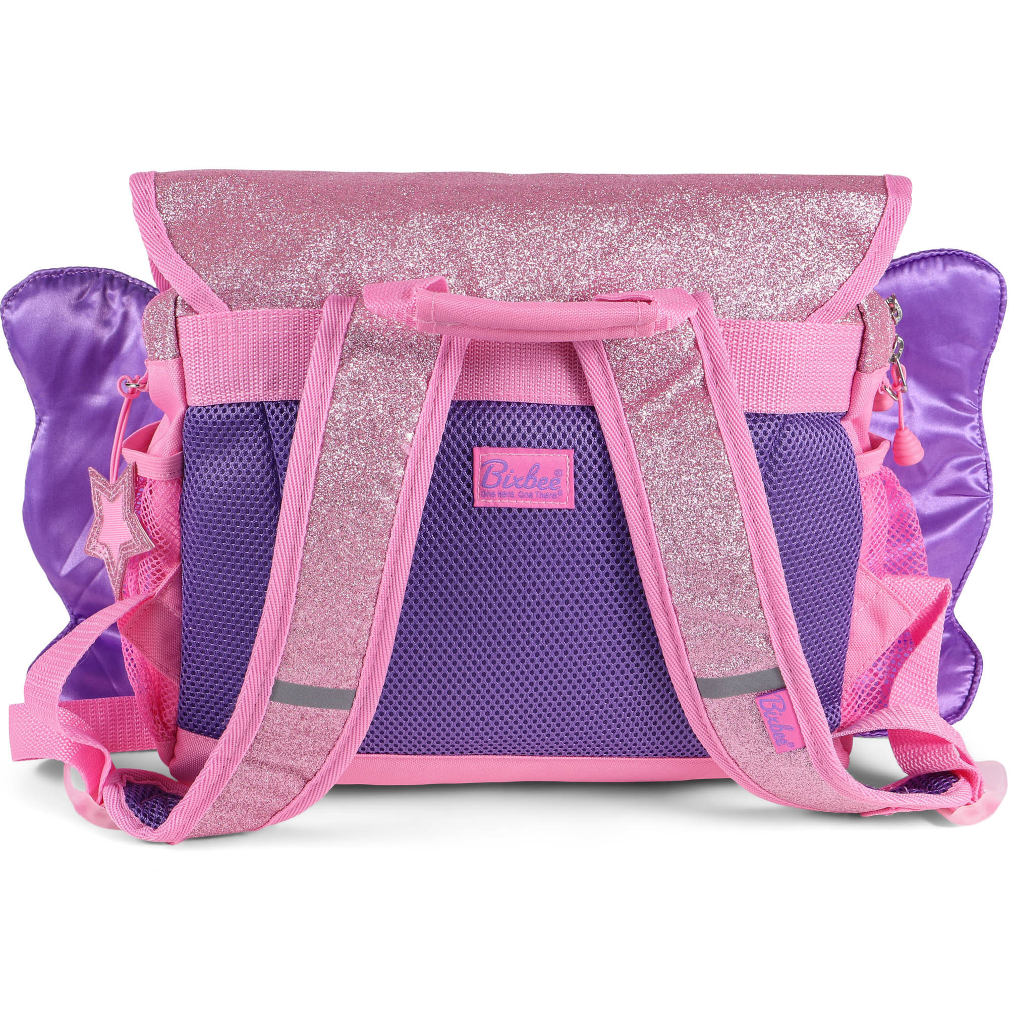 Bixbee Girls Butterfly Sparkle Backpack in Pink —