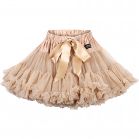 Breakfast @ Tiffany's Set of Tutu Skirt and Doll's Skirt in Beige