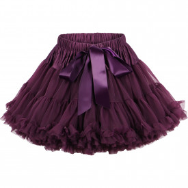 Breakfast @ Tiffany's Set of Tutu Skirt and Doll's Skirt in Dark Purple