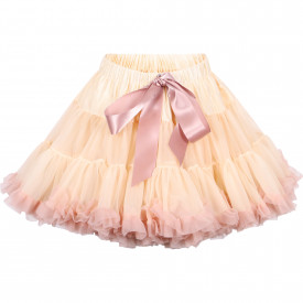 Breakfast @ Tiffany's Set of Tutu Skirt and Doll's Skirt in Champaign and Pink