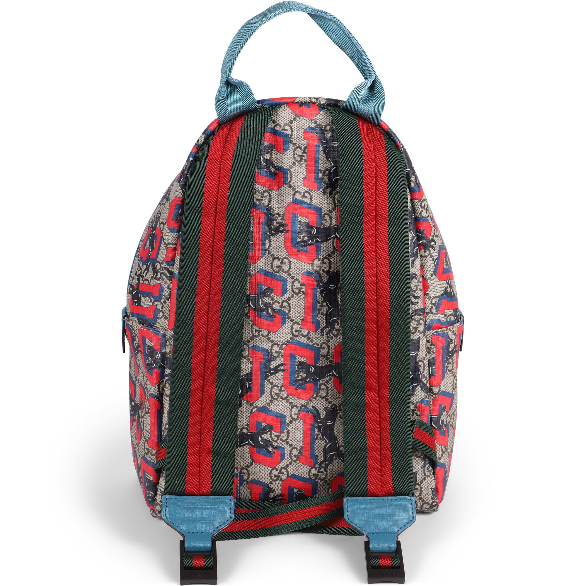 Gucci Double G Monogram Backpack with Wolf Print ...
