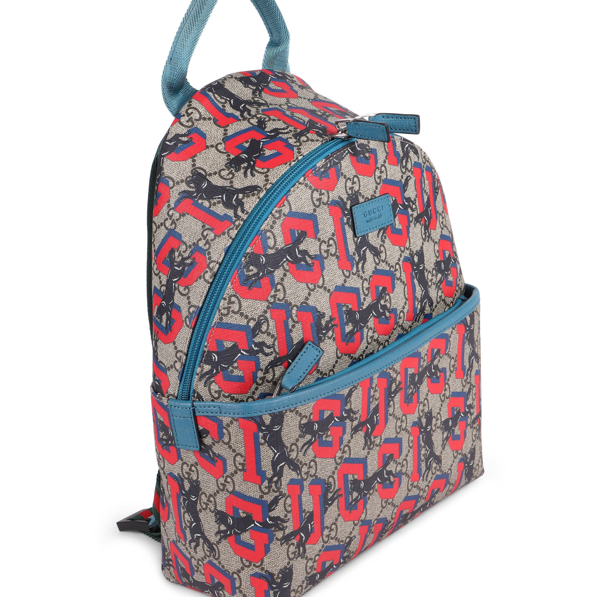 Gucci Double G Monogram Backpack with 