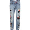 Regular Fit Dollar Logo Jeans in Blue