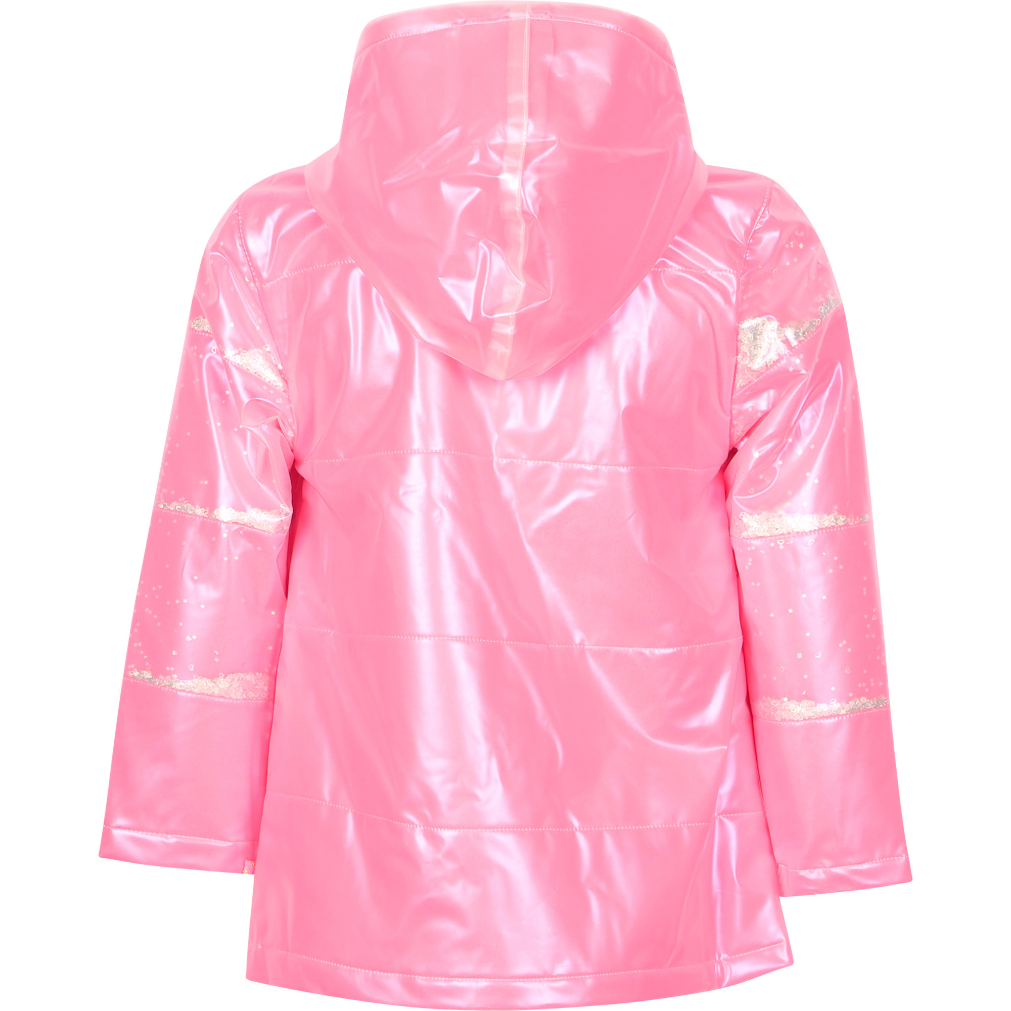 pink glitter raincoat