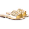 Logo DG Slide Sandals in Golden