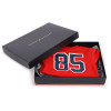 Logo 85 T-Shirt and Track Pants Set in Red and Grey