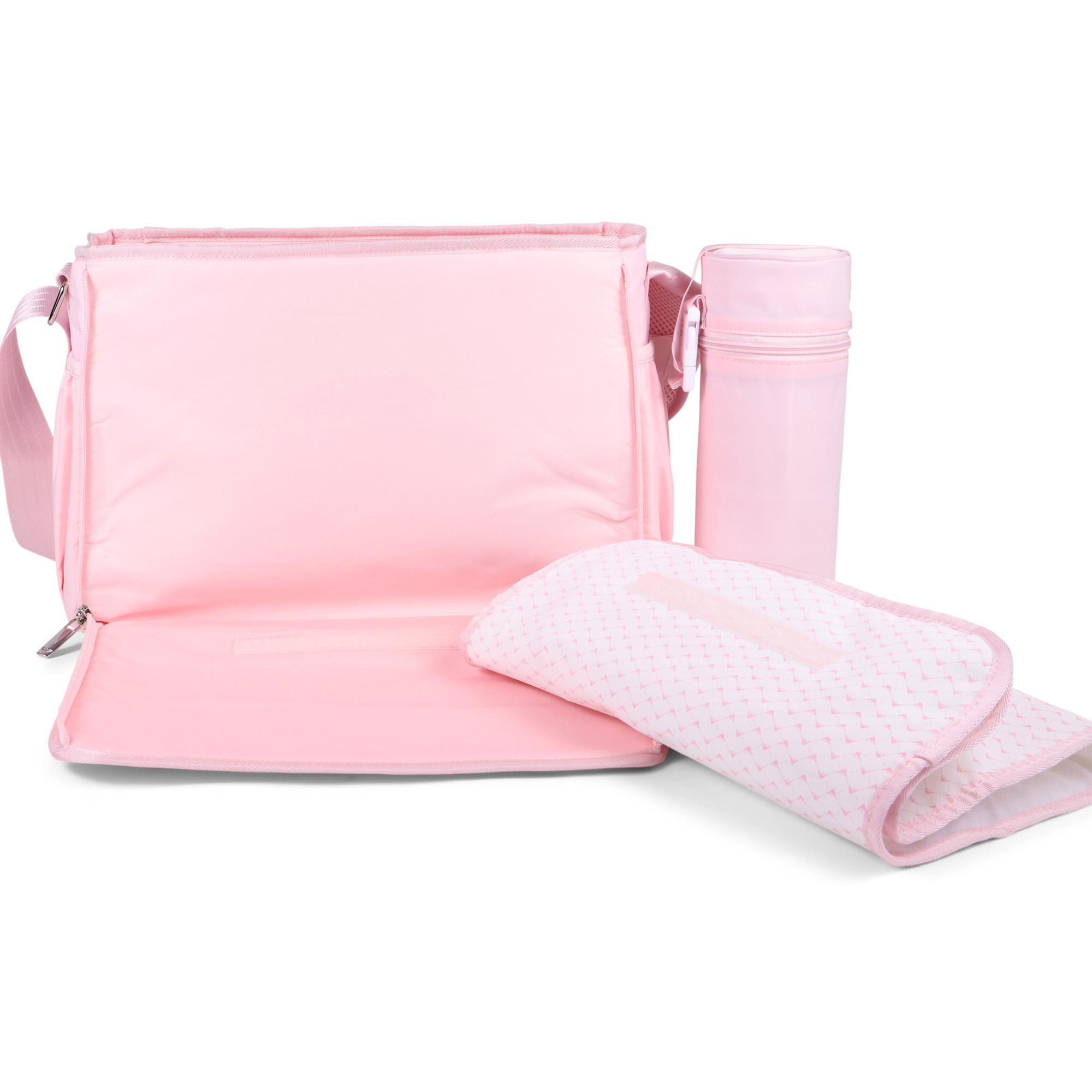 pink armani changing bag