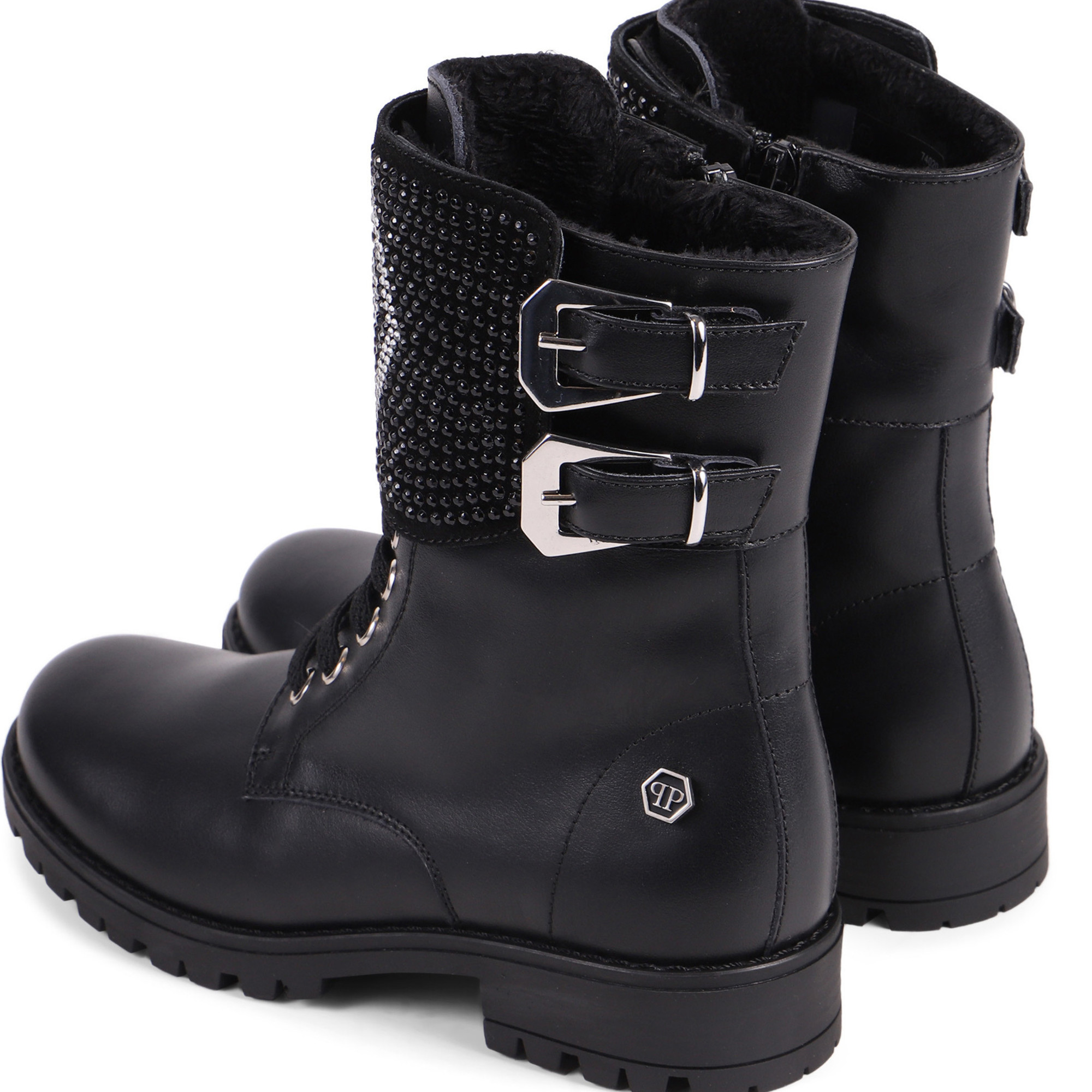 philipp plein crystal boots
