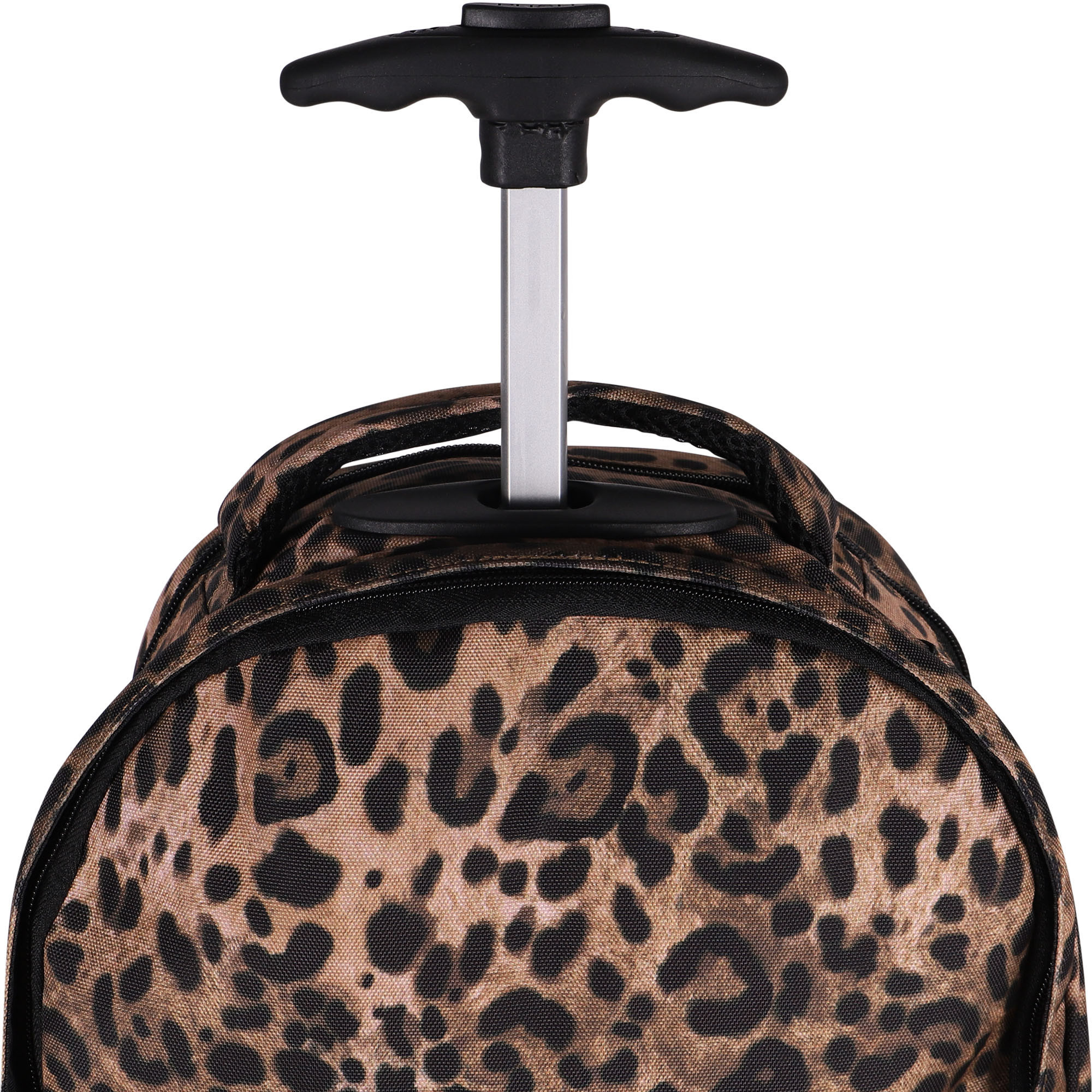 Dolce & Gabbana Girls Leopard Print Rolling Backpack