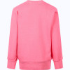 Heart and Lightning Detailing Sweatshirt in Pink