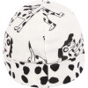 Dalmatians Print Bodysuit, Onesie, Baby Cap and Blanket Set in White and Black