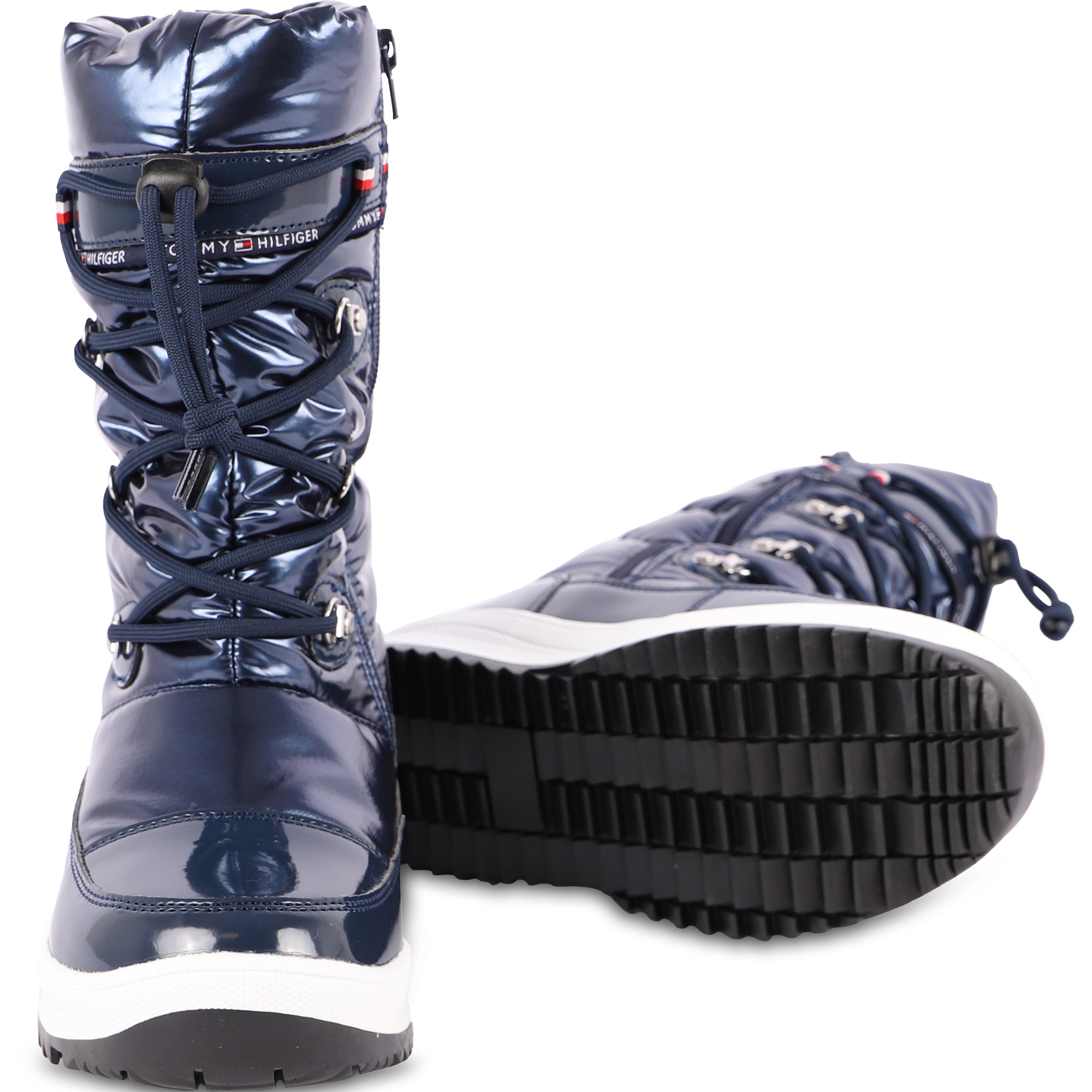 navy winter boots