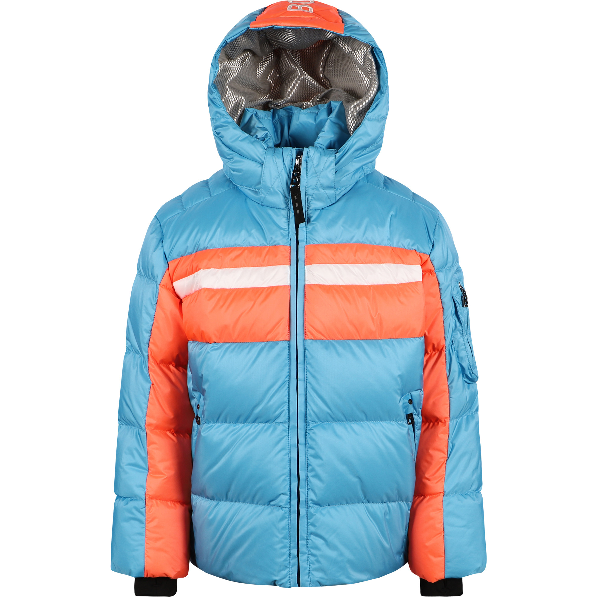 color block ski jacket