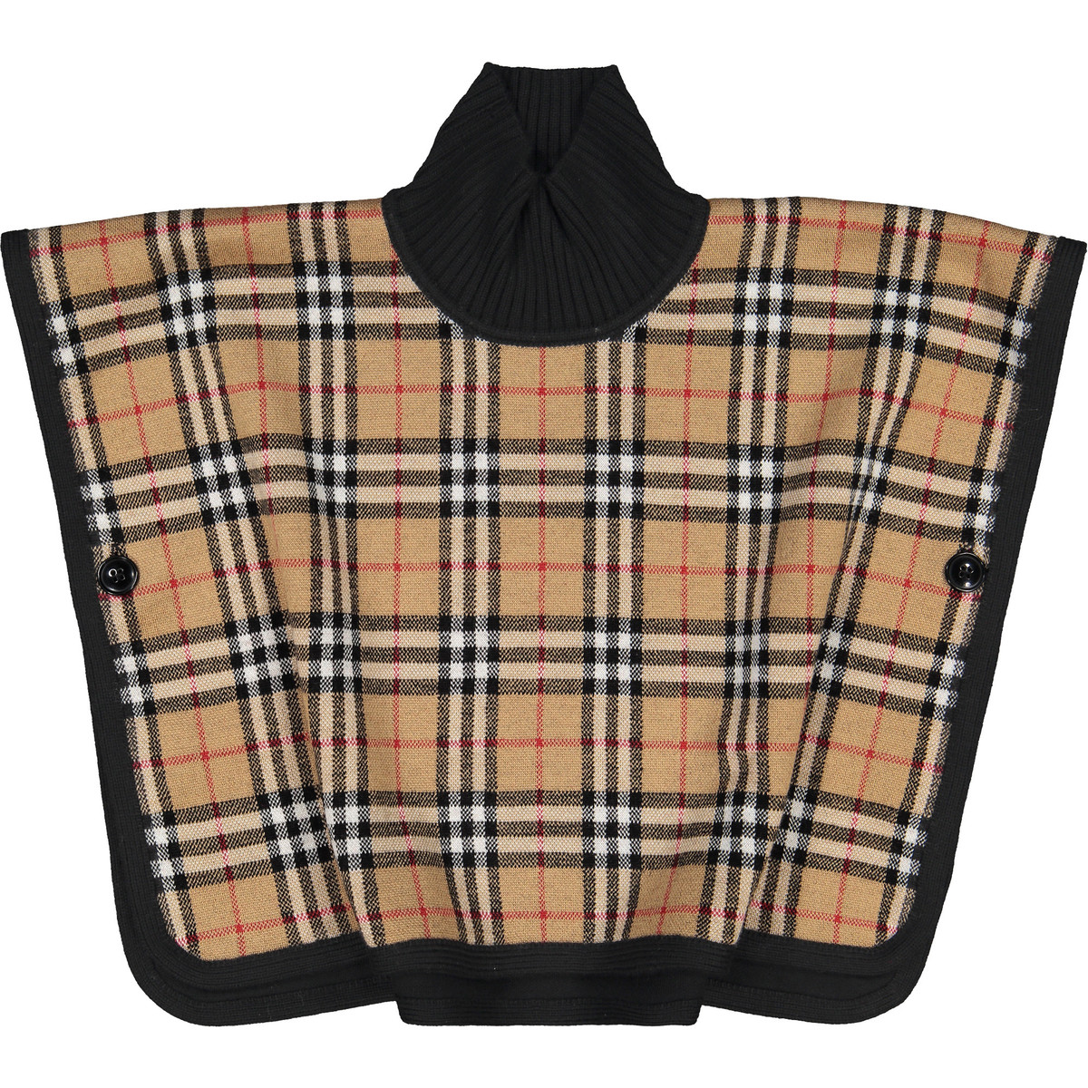 ladies roll neck poncho