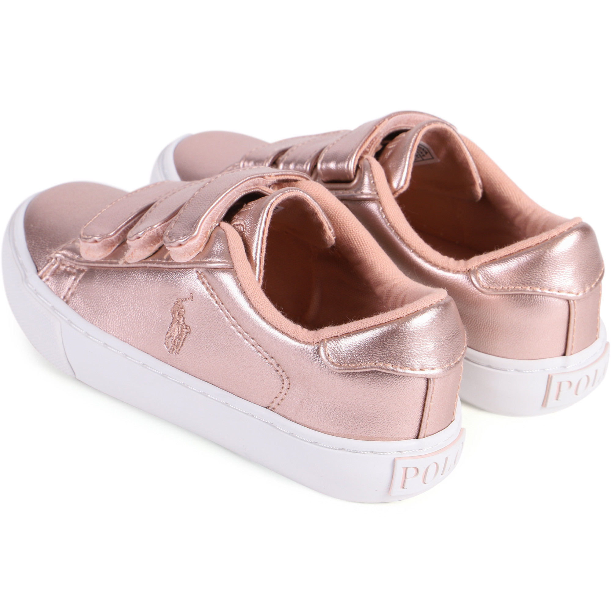 girls rose gold sneakers