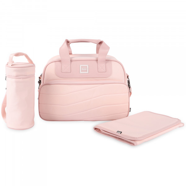 HUGO Boss Diaper Bag In Leather And Nylon Blue Hugo, 47 OFF