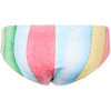 Knot Detailing Striped Bikini in Pastel Rainbow