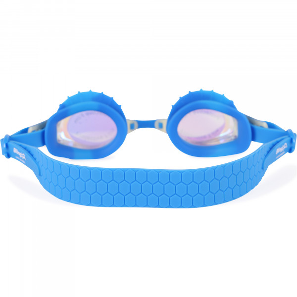 Fish-Shaped Swim Goggles in Blue