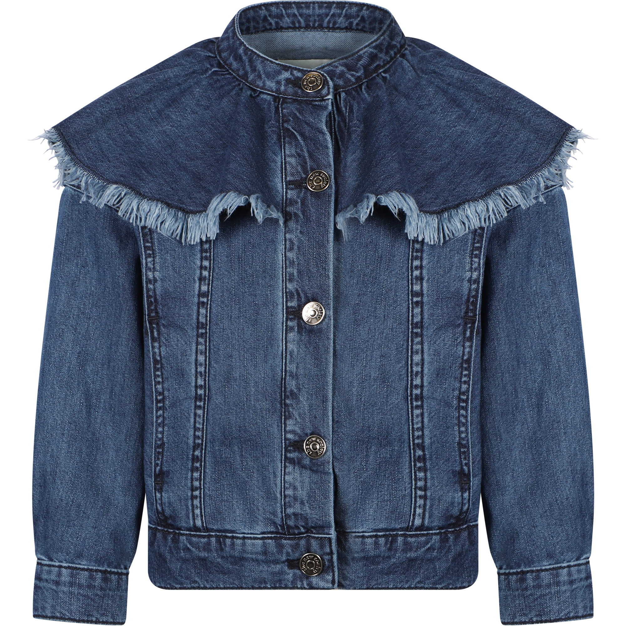 cape denim jacket