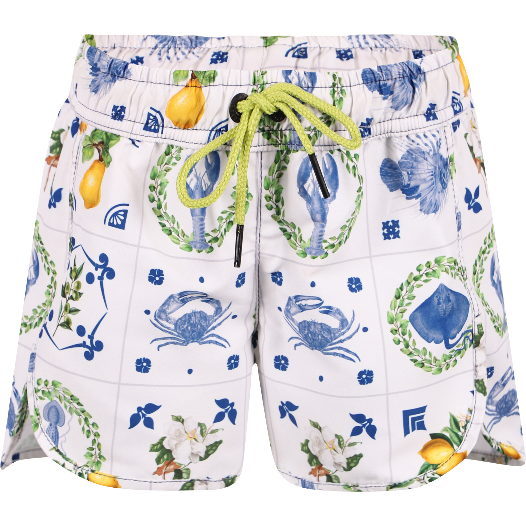 Krio Color Tile Print Swimming Shorts 