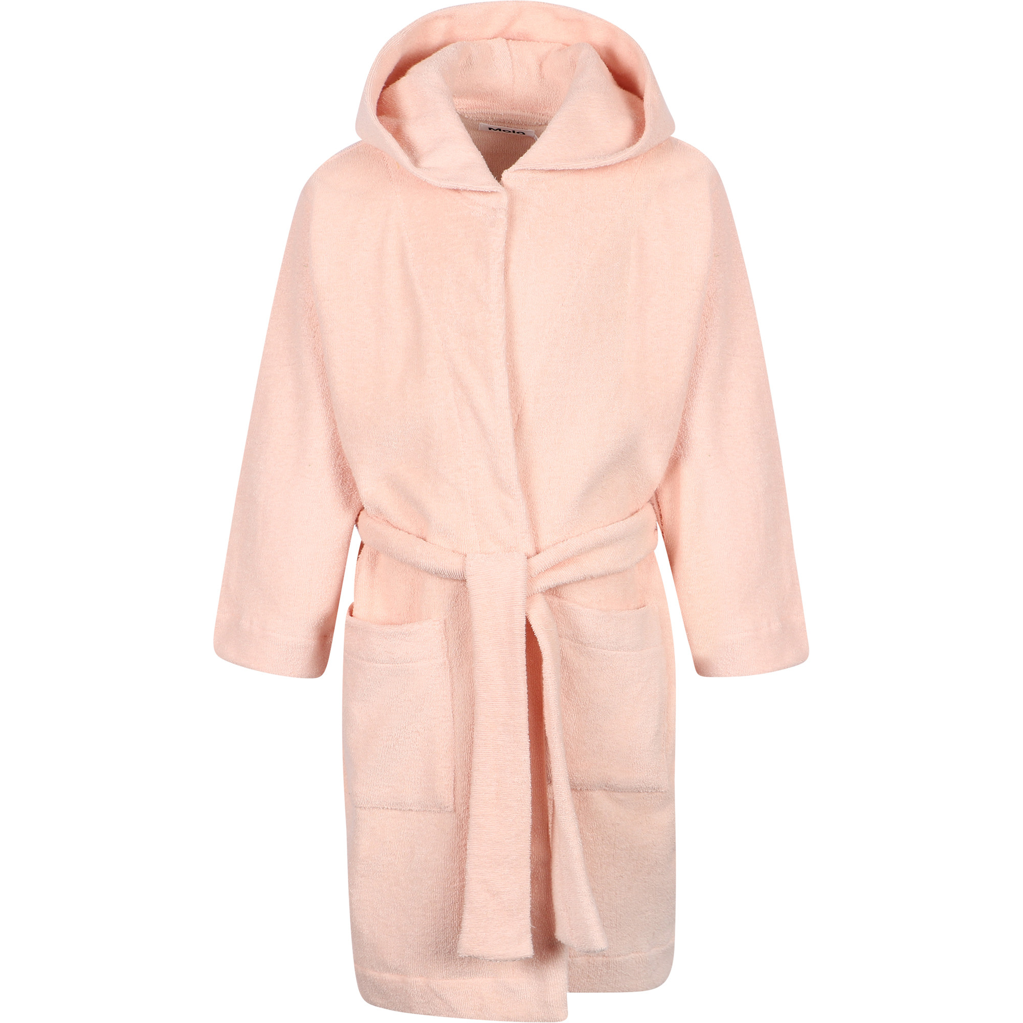 Molo Organic Cotton Terry Bathrobe in Pink