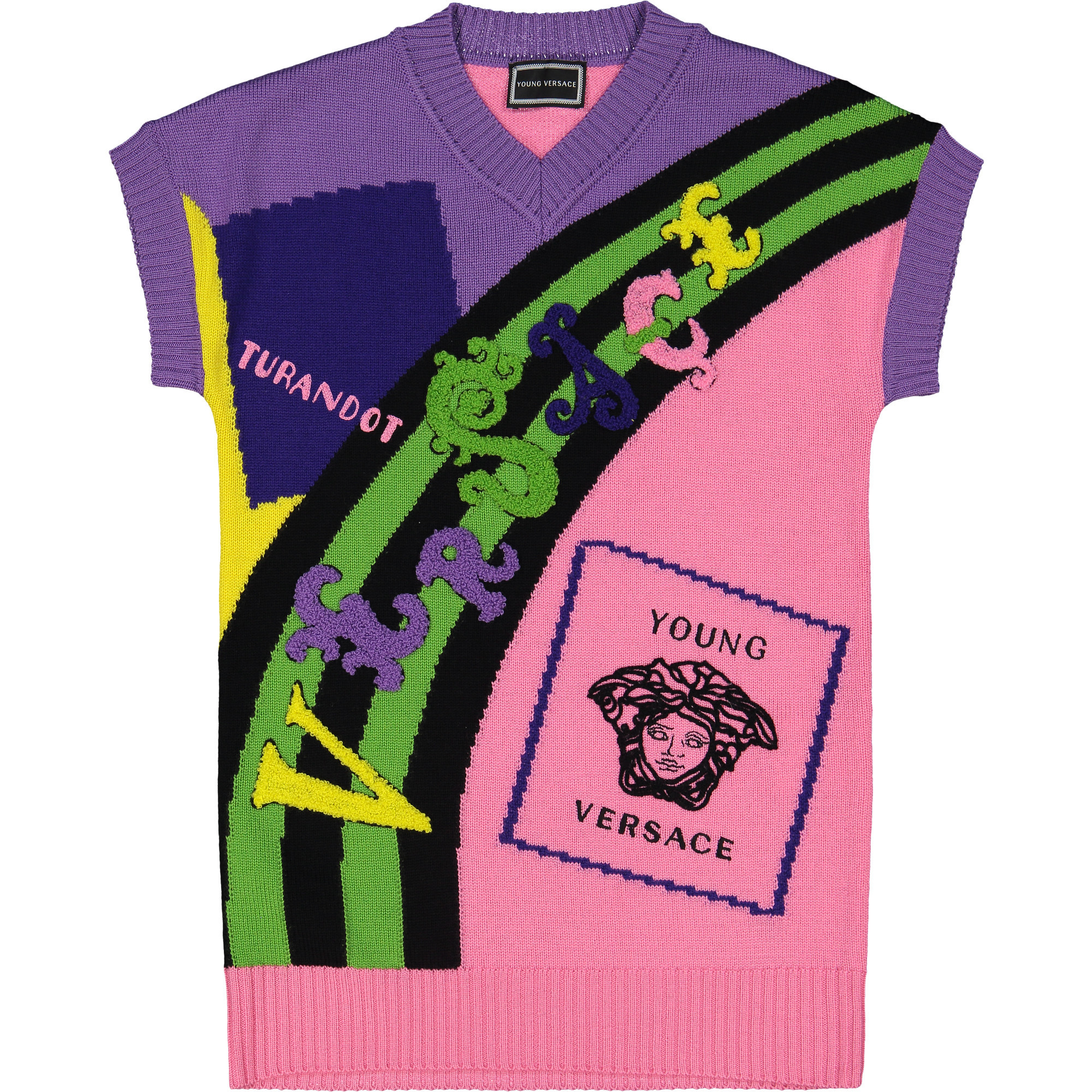 versace sweater dress