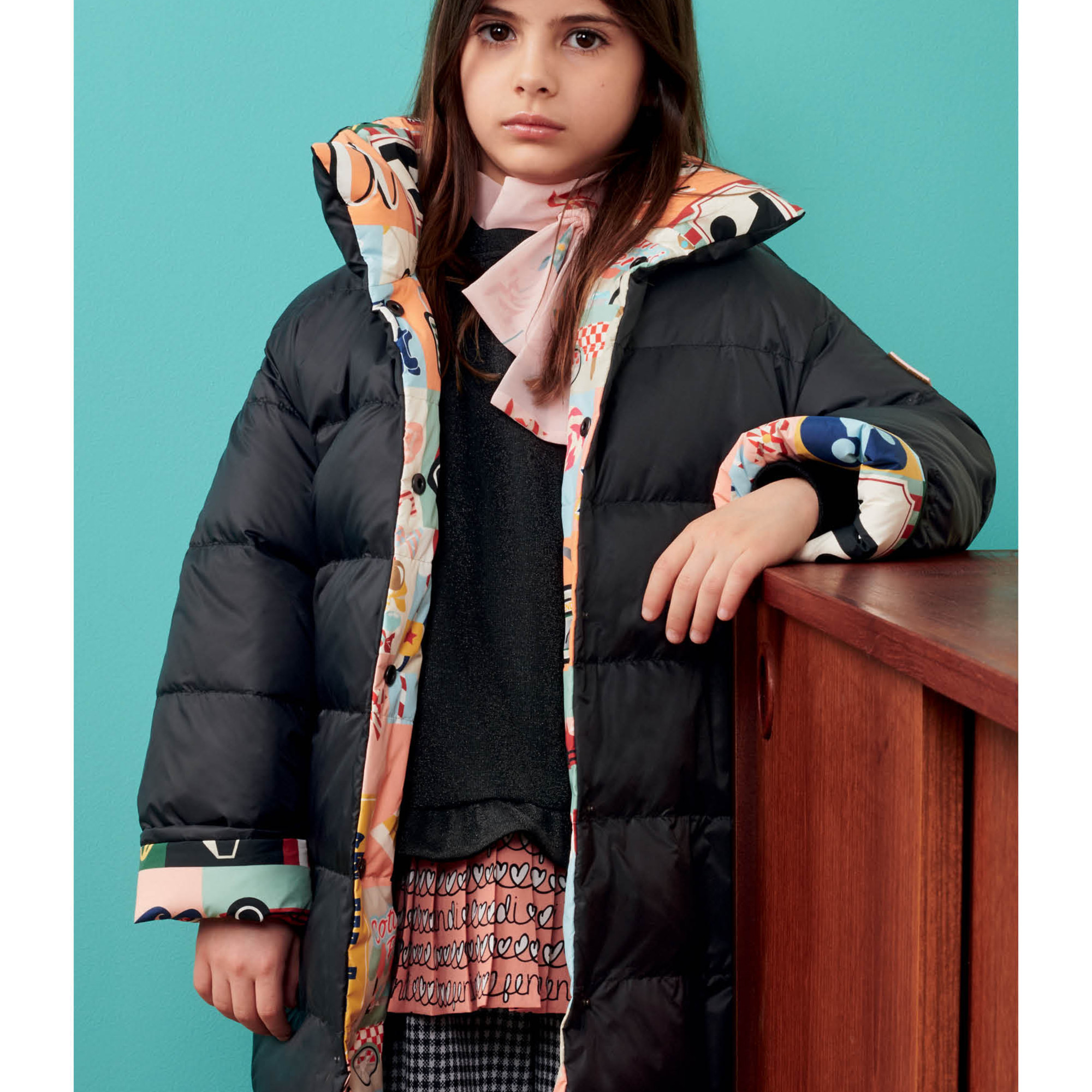 girls fendi coat