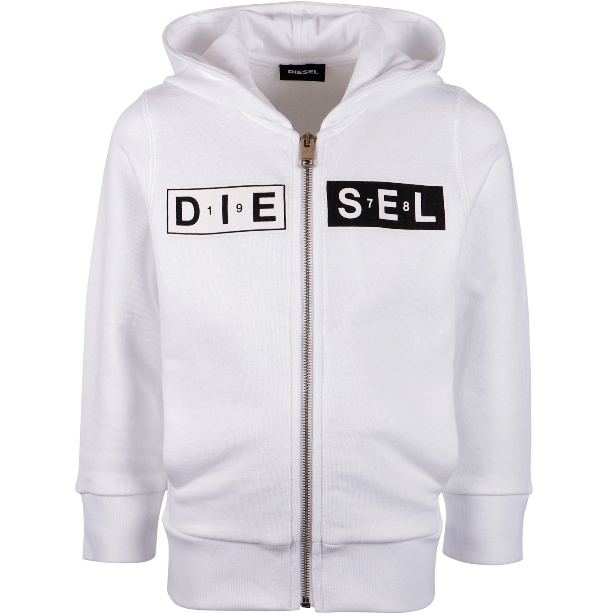 Kids white zip up hoodie clearance