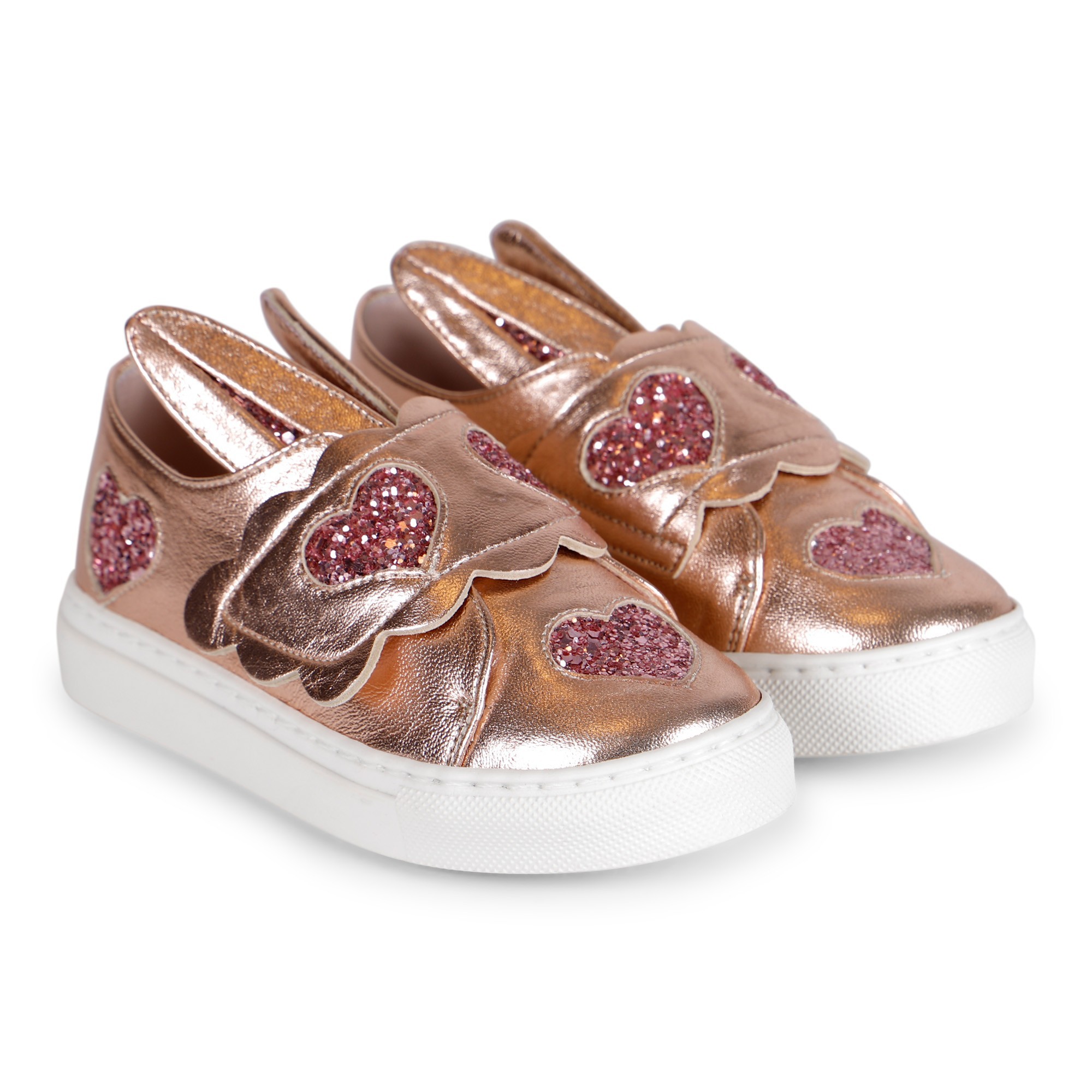 rose gold girls sneakers