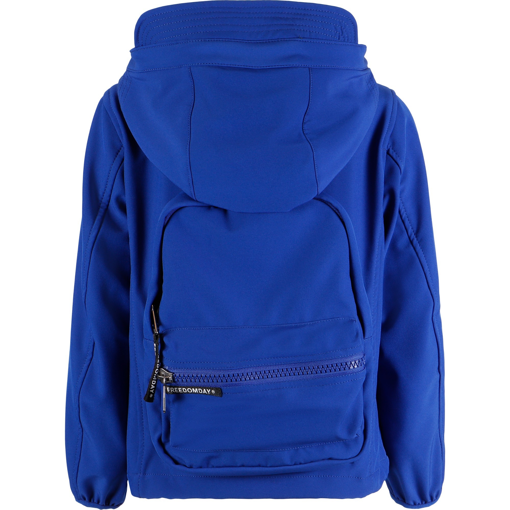 Freedomday Boys Vibrant Blue Coat with BuiltIn Backpack for Boys