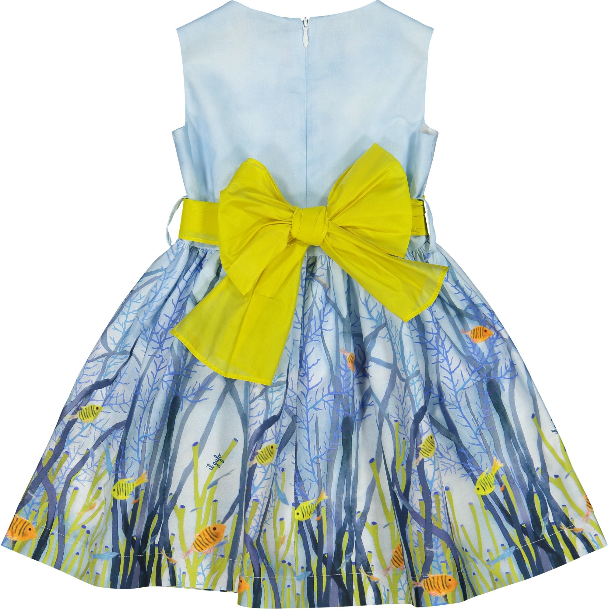 coral reef flower girl dresses