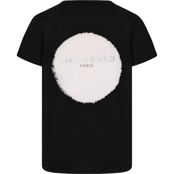 Abstract Print Black Logo T-Shirt