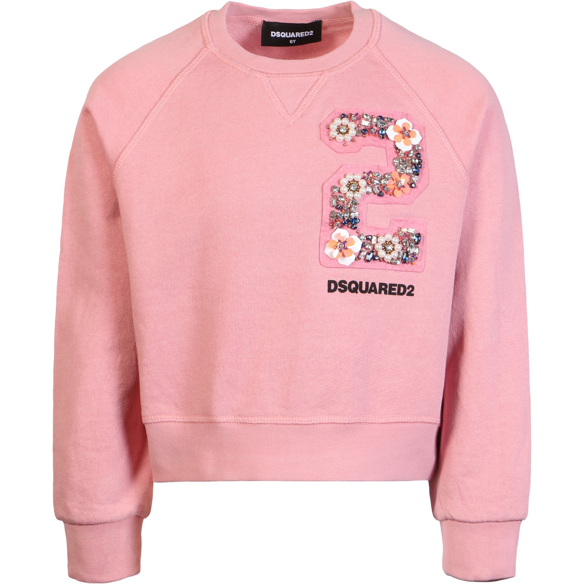 Dsquared2 Girls Pearl & Rhinestone 