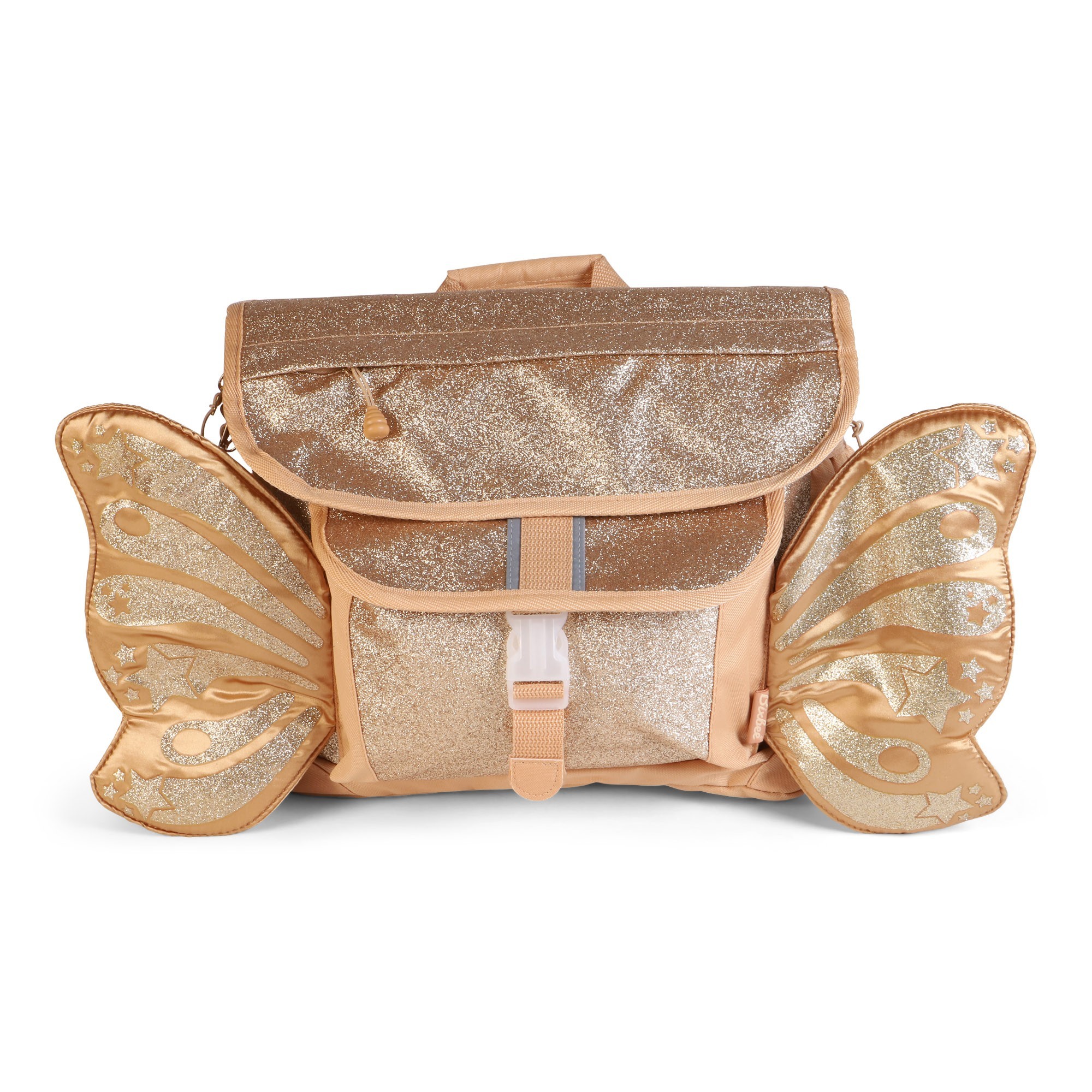 gold glitter backpack