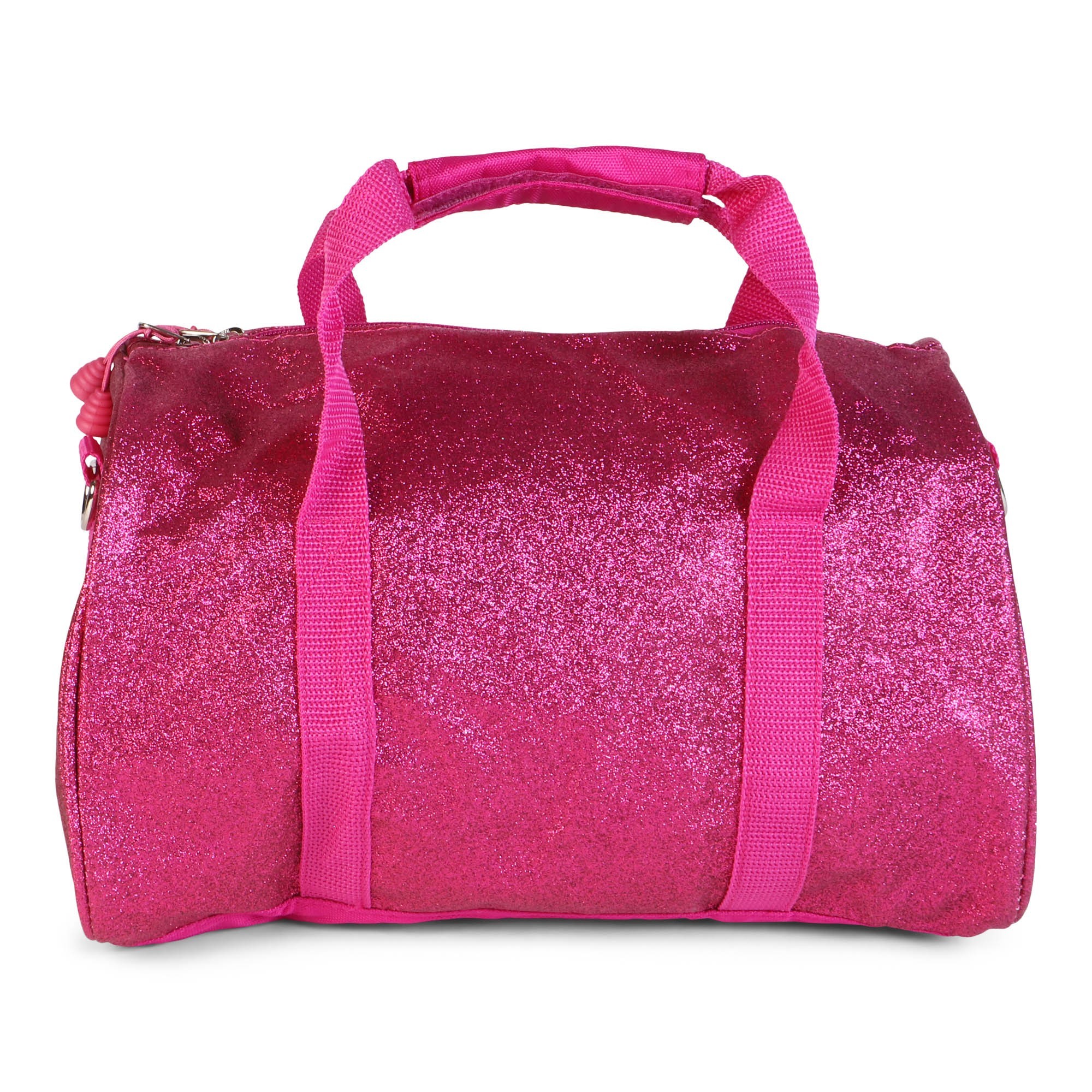 pink glitter luggage