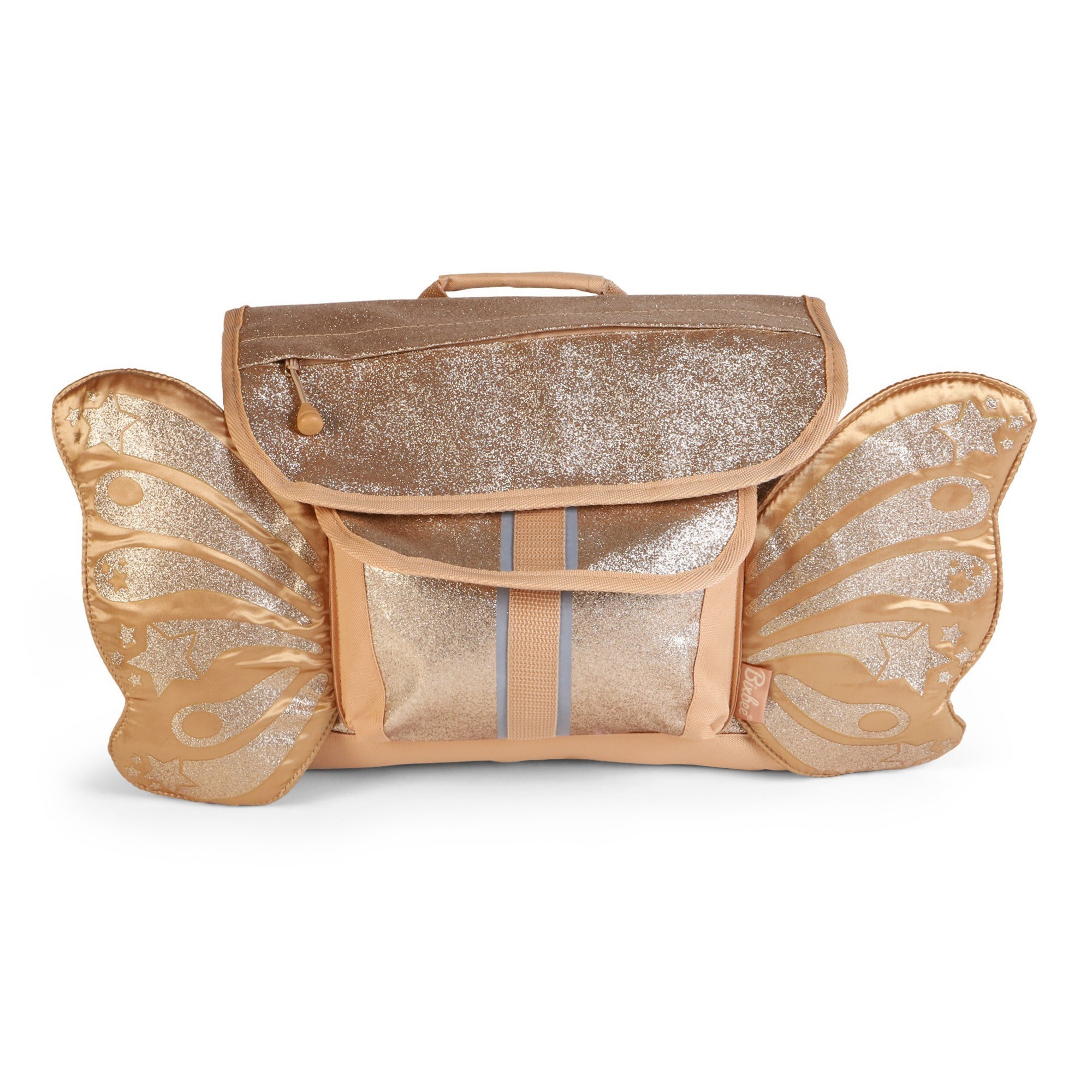 Bixbee Girls Gold Sparkle Butterfly Wings Backpack ...