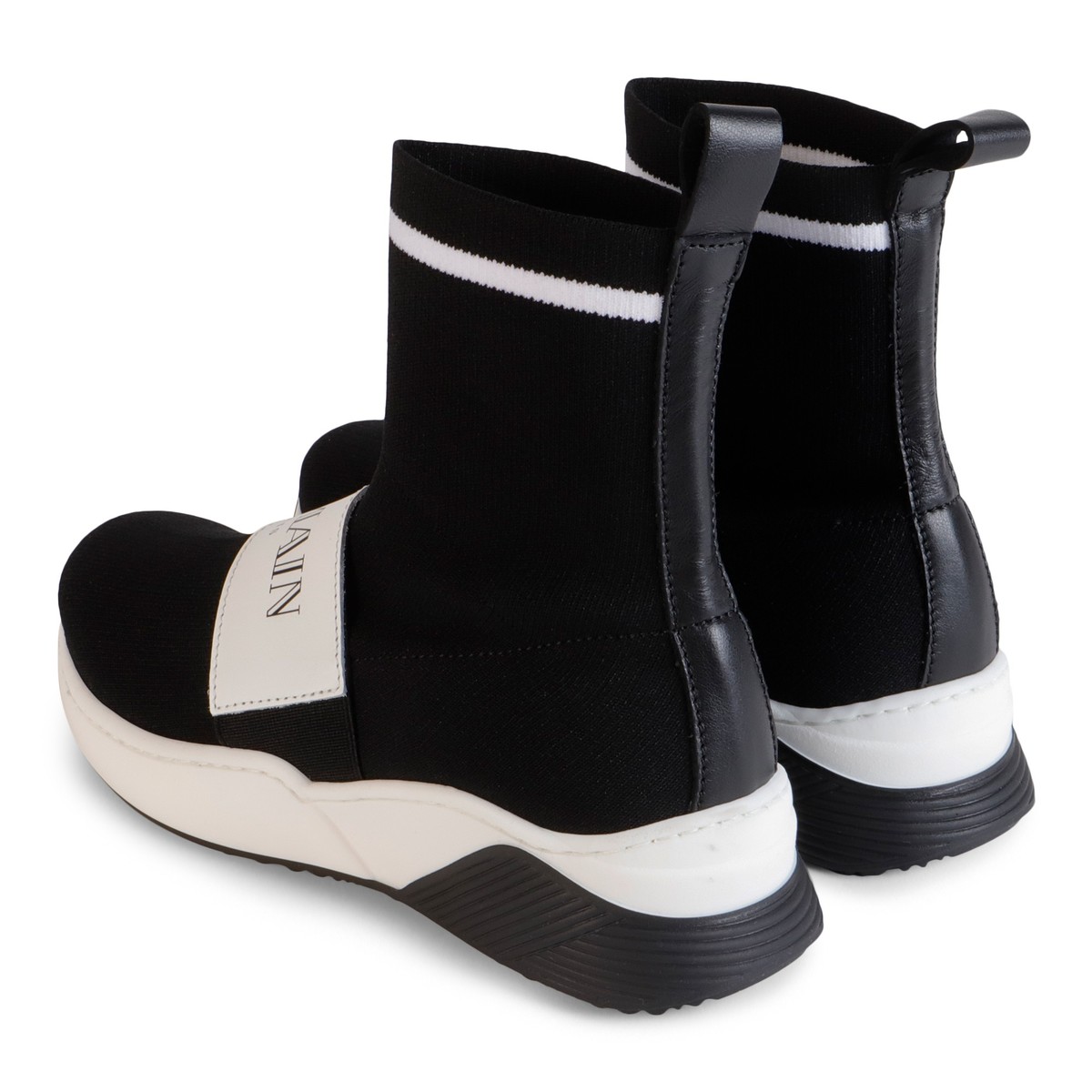 balmain knit sneakers
