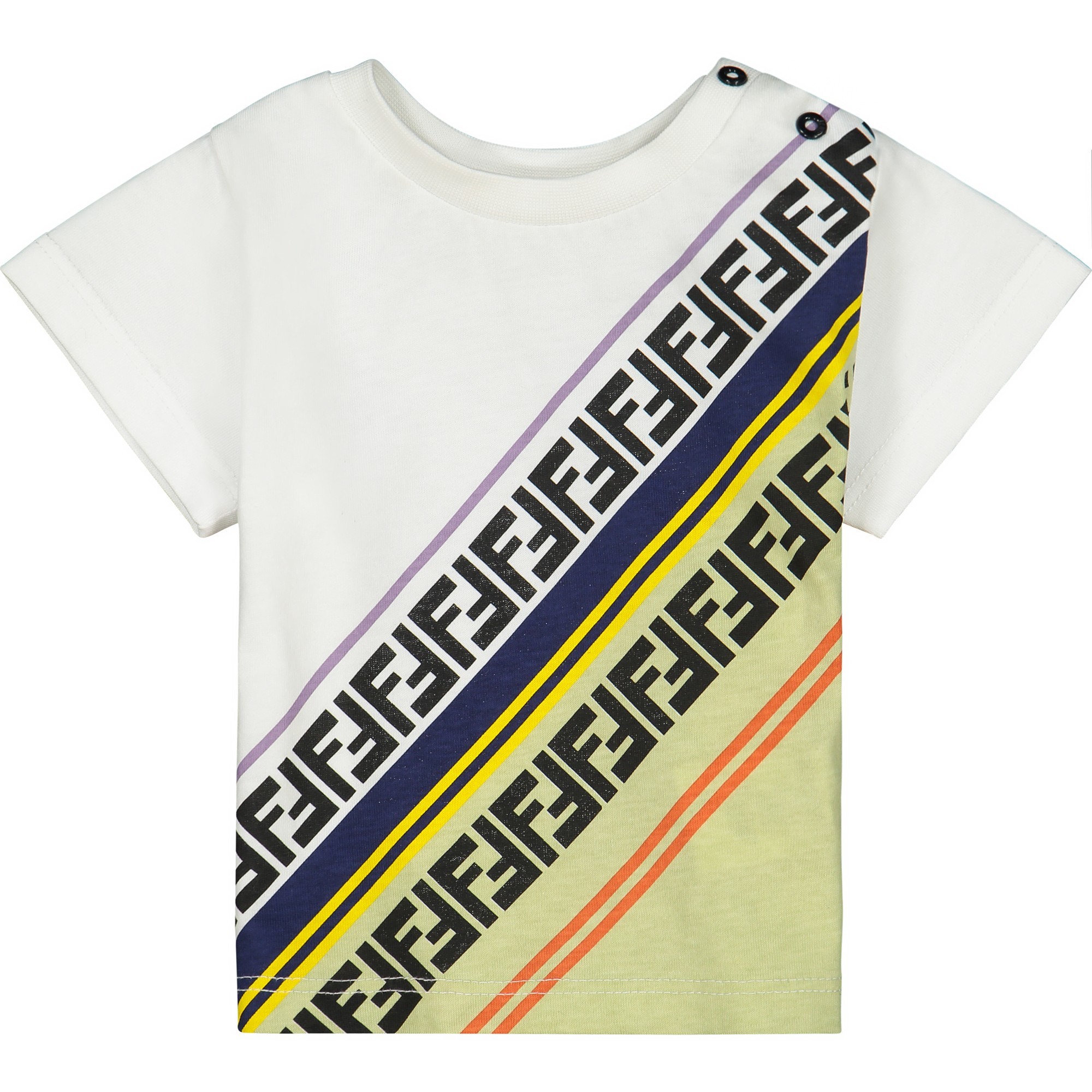 fendi diagonal t shirt