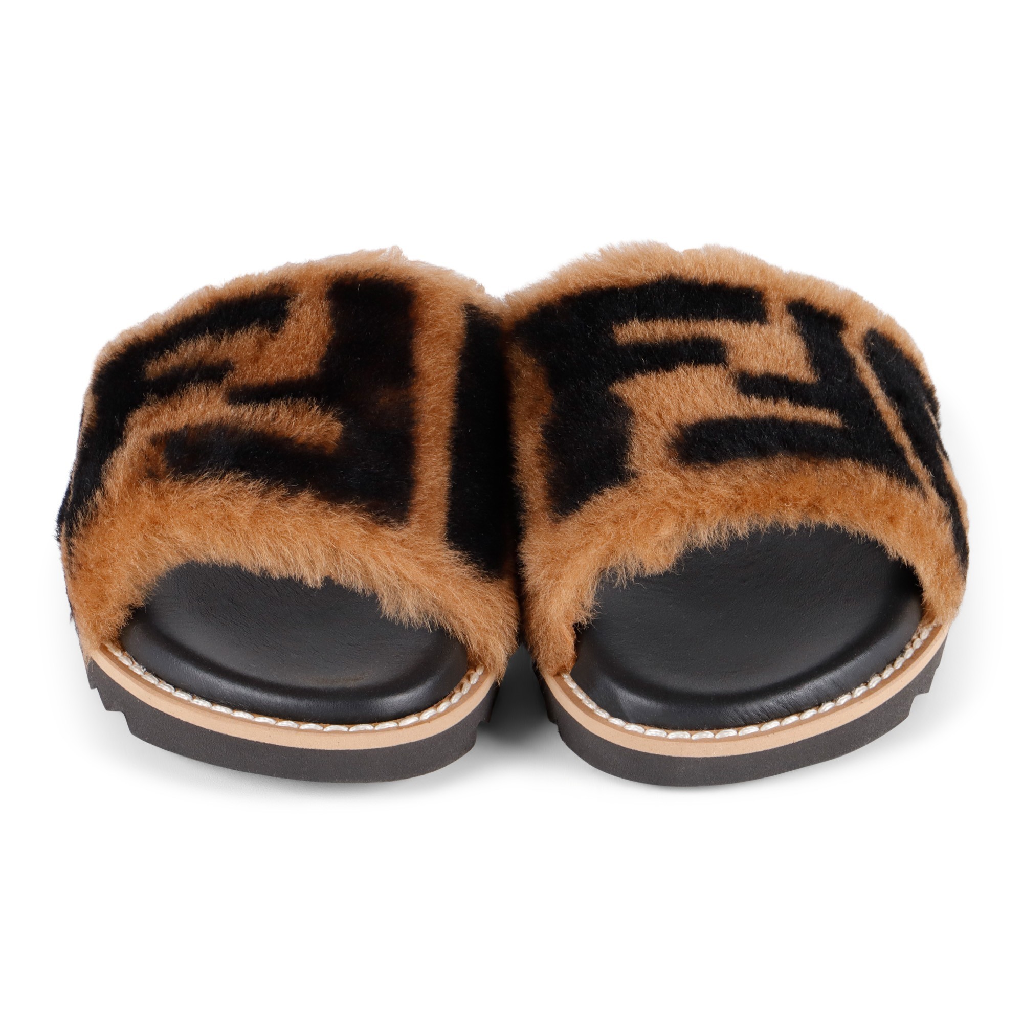 fendi slides fuzzy