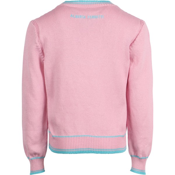 Girls "Wednesday" Sweater in Light Pink