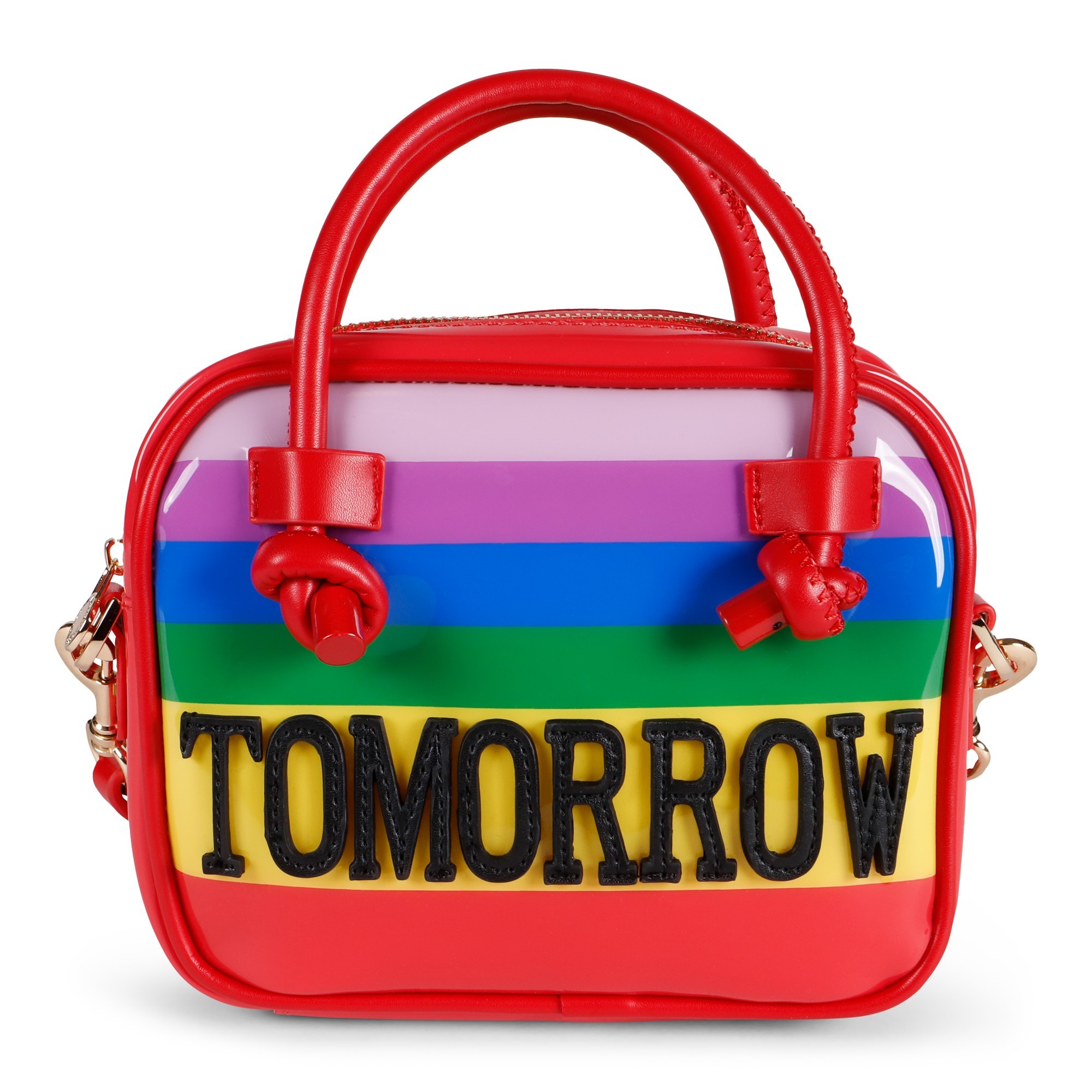 Alberta Ferretti Girls "Tomorrow" Rainbow Bag in Red —